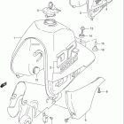DR350SE Fuel tank (model l / m)