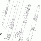 DR350 Front damper (model l / m / n / p)