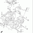 DR350SE Crankcase (model l / m / n / p)