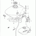 GSX750F KATANA Fuel tank (model k / l)