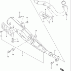 DR125SE Глушитель