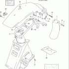 DR350SE Rear fender (model r / s / t)