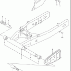 RF600R Rear swinging arm (model r / s)