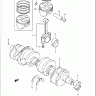 GSX750F KATANA Коленвал