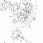 DR350SE Rear wheel (model t)