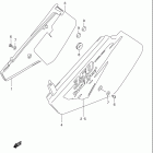 DR350SE Frame cover (model t)