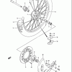RMX250 Front wheel (model n / p / r / s)