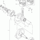 DR125SE Коленвал