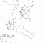 DR350SE Handle switch (model l / m / n / p / r / s)