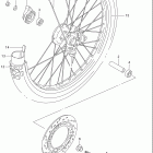 DR125SE Переднее колесо