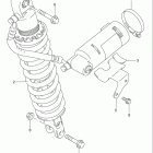DR350 Задний амортизатор