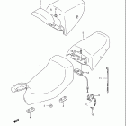 GSX600F KATANA Seat (model r / s / t)