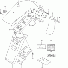 DR350SE Rear fender (model l / m / n / p)