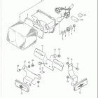 GS500E Задний фонарь