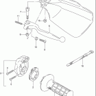DR350 Right knuckle cover