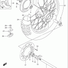 DR350 Rear wheel (model r / s / t)