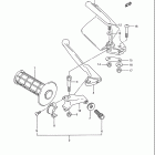 RMX250 Left knuckle cover (model n / p / r / s / t)