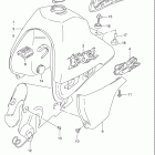 DR350SE Fuel tank (model r / s / t)