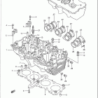 GSX750F KATANA Головка цилиндра