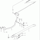 DR125SE Подножка