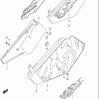 DR350SE Frame cover (model n / p / r / s)