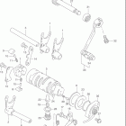 GN125E Механизм  переключения передач