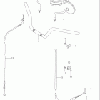 GN125E Handlebar - front cable
