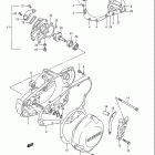 RMX250 Crankcase cover (model k)