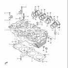 GSX600F KATANA Головка цилиндра