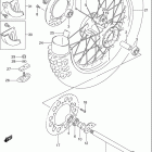 DR350 Rear wheel (model l / m / n / p)