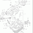 GN125E Головка цилиндра