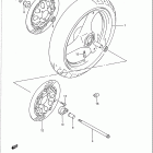GSX750F KATANA Переднее колесо