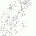 DR250SE Fuel tank (model l / m)
