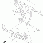 DR650SE Rear cushion lever (model n / p)
