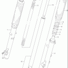 DR650SE Front fork (model r / s)