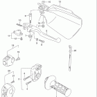 DR250SE Right handle switch (model n / p / r / s)