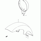 LS650,F,P Headlamp housing - front fender