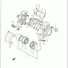 VS1400GLP Rear caliper (model h / j / l / m / n)