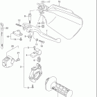 DR250SE Right handle switch (model l / m)