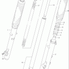 DR650SE Front fork (model n / p)