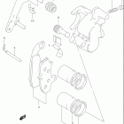 DR650SE Передний суппорт тормозной