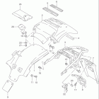 DR650SE Rear fender (model n / p)