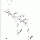 GSX-R750W Front brake hose (model p)