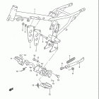 JR50 Frame - footrest