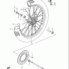 RM80 Front wheel (model l / m / n / p / r / s)