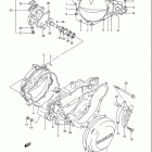 RM250 Crankcase cover (model r / s)