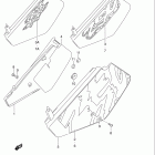 DR250SE Frame cover (model n / p / r)
