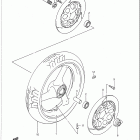 GSX-R750W Front wheel (model p)