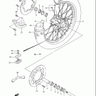 RM250 Заднее колесо