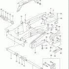 DR250SE Rear swinging arm (model l / m / n)